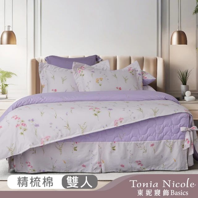 Tonia Nicole 東妮寢飾Tonia Nicole 東妮寢飾 100%精梳棉六件式兩用被鋪棉床罩組-花箋集(雙人)