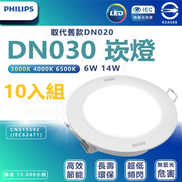 TATUNG 大同 3入組 15W 15cm LED節能感應