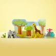 【LEGO 樂高】得寶系列 10971 非洲野生動物(大象 長頸鹿 動物玩具 DIY積木)