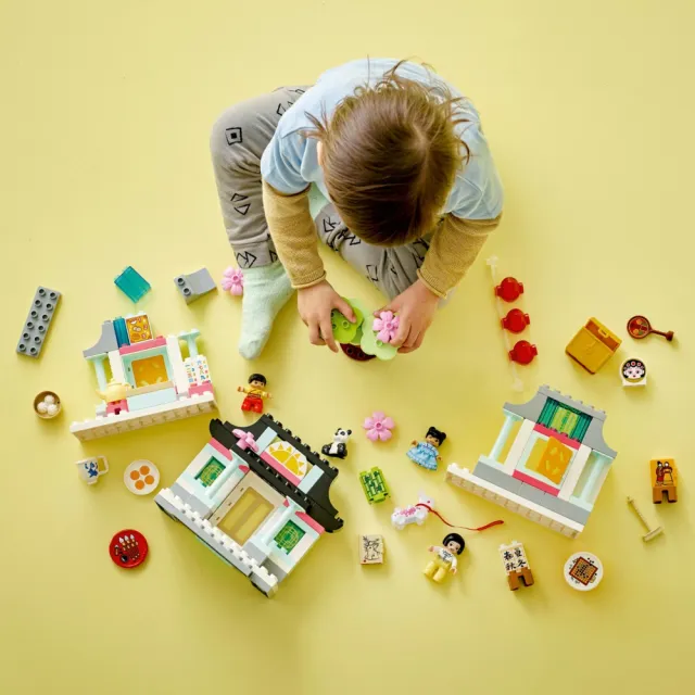 【LEGO 樂高】得寶系列 10411 民俗文化小學堂(啟蒙玩具 學齡前玩具 DIY積木)