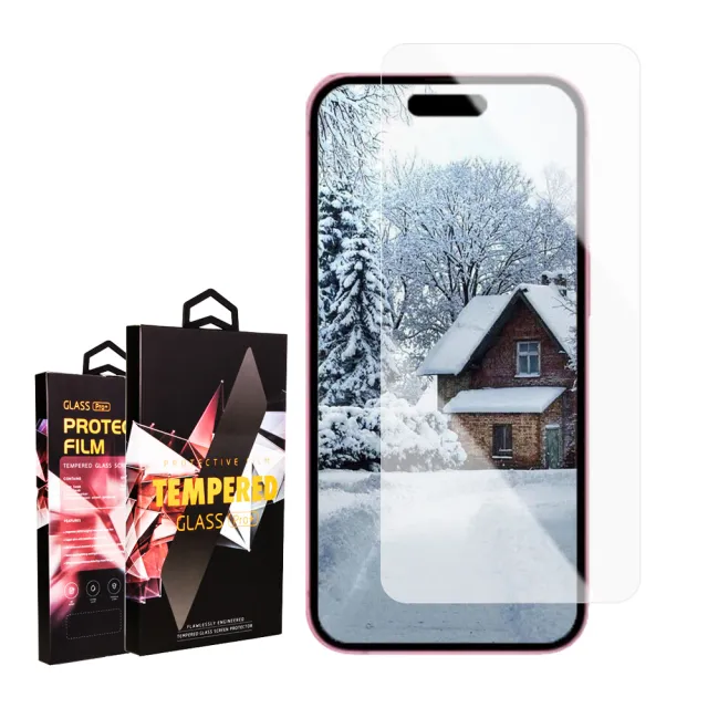 【SuperPG】IPhone 15 PRO MAX 鋼化膜非滿版高清透明玻璃手機保護膜