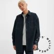 【LEVIS 官方旗艦】Wellthread環境友善系列 男 寬鬆落肩牛仔襯衫外套/天然深藍染工藝 熱賣單品 A6136-0000