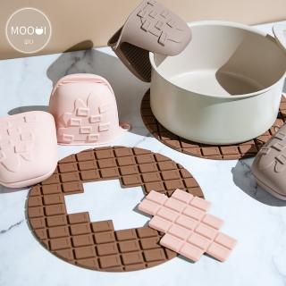 【MOODI】加厚矽膠隔熱四件組(防燙/隔熱/防滑/防水)
