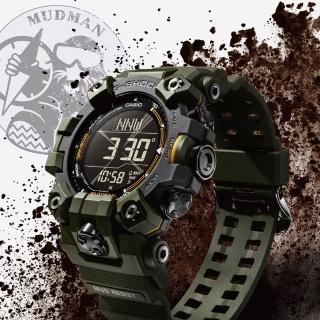【CASIO 卡西歐】G-SHOCK Master of G系列 三重感應 多功能腕錶 母親節 禮物 推薦(GW-9500-3)