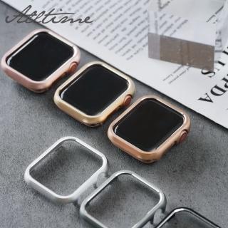 【ALL TIME 完全計時】Apple Watch 41mm 輕量鋁合金邊框手錶保護殼