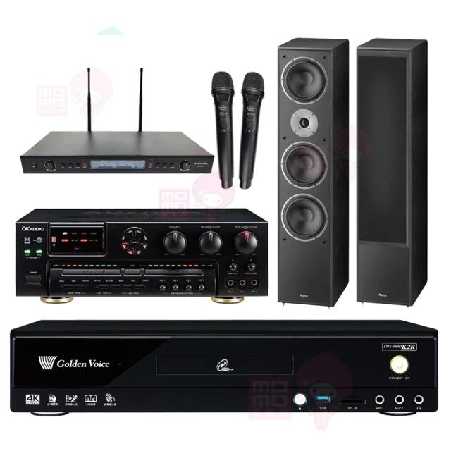 金嗓 CPX-900 K2R+AK-7+SR-889PRO+Monitor supreme 1002(4TB點歌機+擴大機+無線麥克風+卡拉OK喇叭)