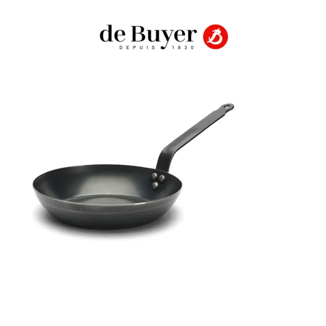 【de Buyer 畢耶】『輕礦藍鐵系列』傳統單柄平底鍋24cm/鐵鍋