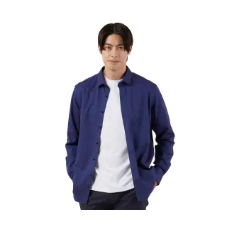 【Blue River 藍河】男裝 藍黑色長袖襯衫-點點秋冬款(日本設計 舒適穿搭)