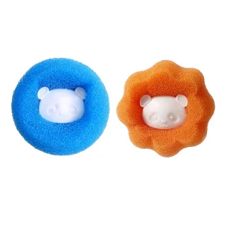 【原家居】洗衣護洗清潔球 8入(海綿洗衣球 洗衣球 護洗球 清潔球 衣物清潔 魔力海綿) 