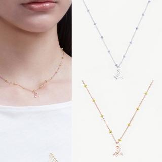 【agnes b.】bijoux 女款Color Chain系列純銀項鍊(多色)