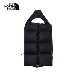 【The North Face 官方旗艦】北面兒童黑色DWR防潑水保暖羽絨外罩｜898XJK3(700蓬鬆度)