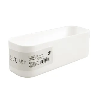 【GOOD LIFE 品好生活】日本製 Life Tray S70多用途收納盒（白色）(日本直送 均一價)