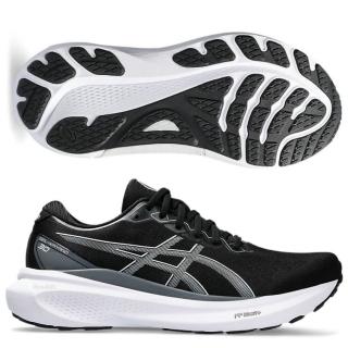 【asics 亞瑟士】gel-kayano 30 4e 男款 寬楦 慢跑鞋(1011b690-002 黑 灰 支撐型 4d引導穩定系統 亞瑟膠)