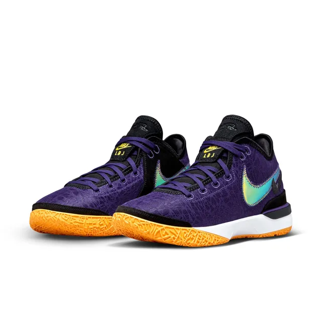 NIKE 耐吉】籃球鞋男鞋運動鞋包覆緩震ZOOM LEBRON NXXT GEN EP 紫黃