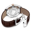 【TITONI 梅花錶】官方授權T1 男 宇宙系列 浪花機械皮革腕錶-錶徑41mm-贈高檔6入收藏盒(878 SRG-ST-606)