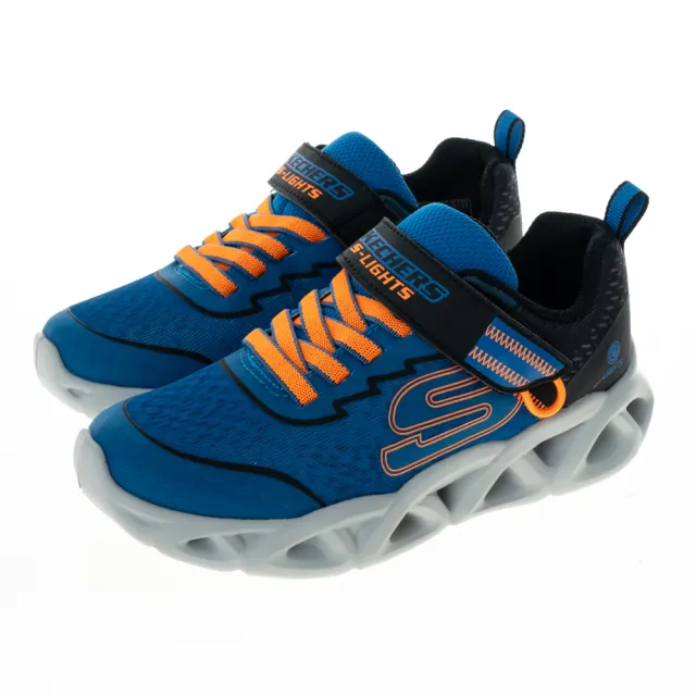 【SKECHERS】男童系列 燈鞋 TWISTY BRIGHTS 2.0(401625LBLBK)