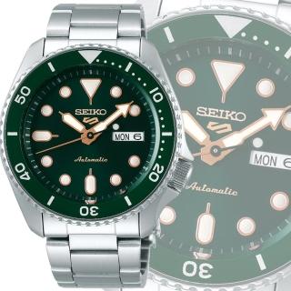 【SEIKO 精工】SEIKO 5 Sports 精工 機械錶 4R36-07G0G/SRPD63K1(綠水鬼 SK034)