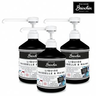 【Maison Briochin 黑牌碧歐馨】護手洗碗精 500ml 超值3件組(專櫃公司貨)