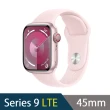 金屬錶帶組【Apple】Apple Watch S9 LTE 45mm(鋁金屬錶殼搭配運動型錶帶)