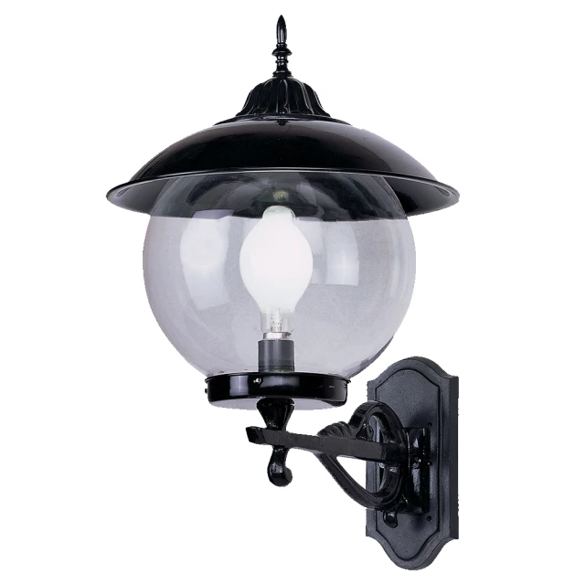 彩渝 壁燈(鍋蓋透明球壁燈 防水戶外燈 可搭配LED 可客製化 E27燈頭)