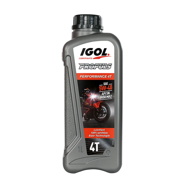 IGOL法國原裝進口機油 PROPULS PERFORMANCE 4T 5W-40摩托車機油(整箱1LX12入)