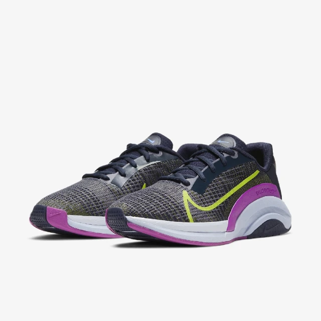 NIKE 耐吉 訓練鞋 Wmns ZoomX Superrep Surge 女鞋 藍 紫 多功能 輕量 運動鞋(CK9406-420)