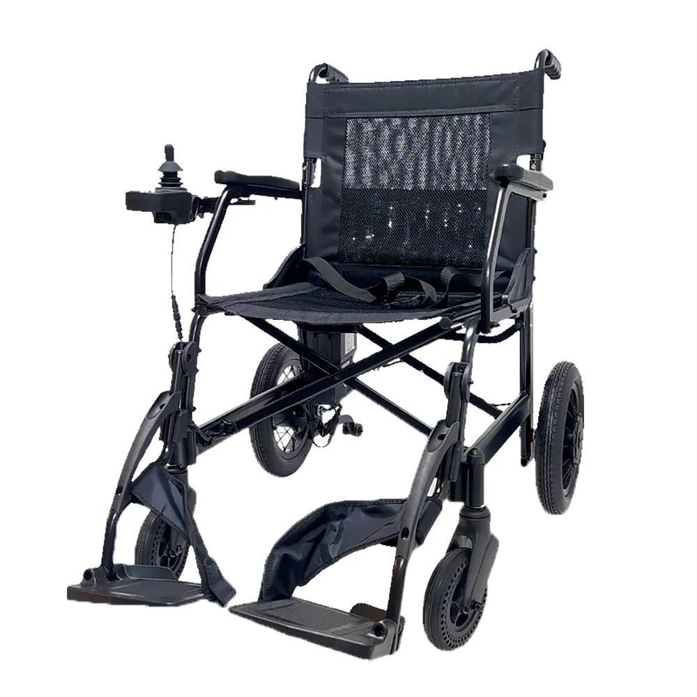 【Suniwin】羽量級日本馬達折疊式電動輪椅W760(電動代步車/手電兩用輔具/載重力強)