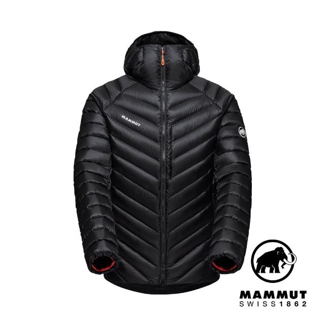 【Mammut 長毛象】Broad Peak IN Hooded Jacket Men 防潑水羽絨連帽外套 男款 黑色 #1013-02960