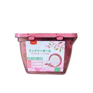 【South Life】日本UYIKU 三合一洗衣球盒裝 三合一 洗衣膠囊(洗衣球 衣物清潔劑 清潔 香氛 凝膠球 柔軟精)