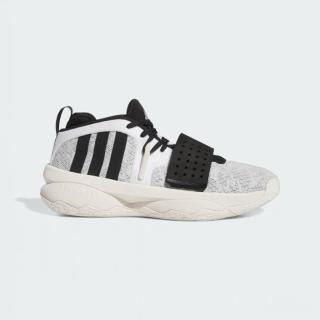 【adidas 愛迪達】籃球鞋 男鞋 運動鞋 包覆 緩震 襪套 DAME 8 EXTPLY 黑白 ID5678