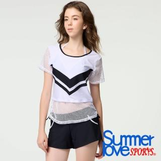 【Summer Love 夏之戀】大女長版四件式泳衣(C23720)
