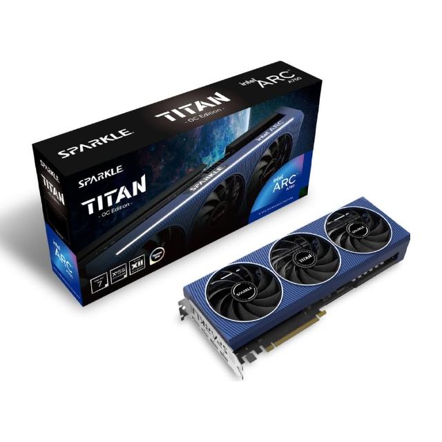 【SPARKLE】撼與 Arc A750 TITAN 8G GDDR6 Intel顯示卡