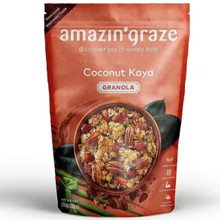 【Amazin graze】堅果穀物燕麥脆片-咖椰250g(真果乾、高纖、非油炸)