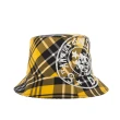 【Dior 迪奧】限量黄色蘇格蘭紋雙面黑色混☆Checkn Dior 圖案漁夫帽(57)