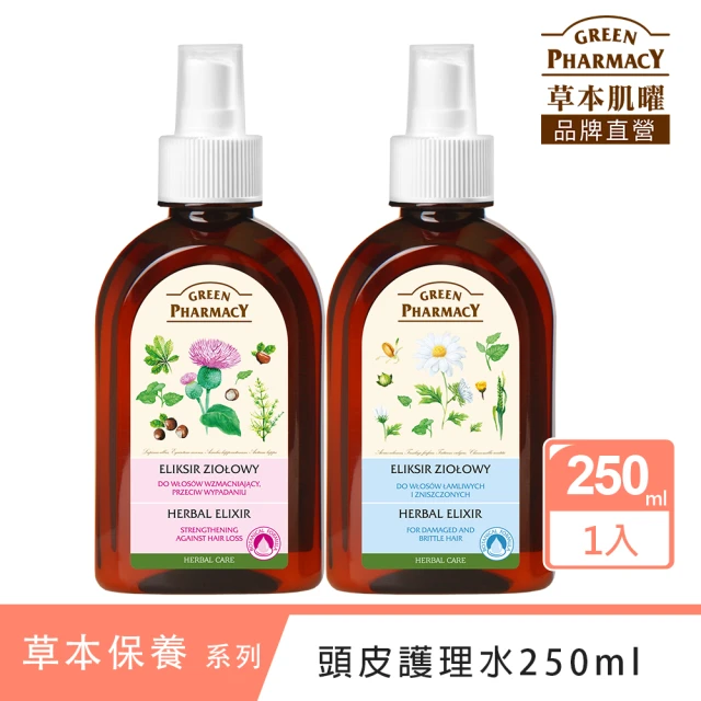 【GREEN PHARMACY 草本肌曜】頭皮護理水250ml(2款可選)