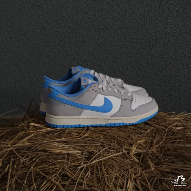 NIKE 耐吉】NIKE DUNK LOW Athletic Department 奶油煙灰藍勾復古(Dunk