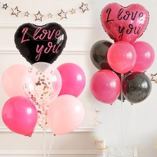 婚禮告白愛心桌飄氣球組1組(生日派對 氣球佈置 求婚告白 婚禮 婚房 佈置)