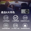【Jinpei 錦沛】FULL HD 1296P 汽車行車記錄器、星光夜視、前後雙錄、附贈32GB(行車紀錄器)