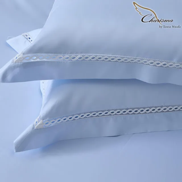【Charisma】500織埃及長纖細棉蕾絲四件式被套床包組-維納斯秘語(雙人)
