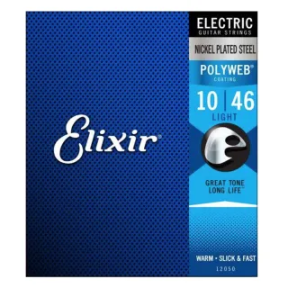 【ELIXIR】POLYWEB EXXG-12050 電吉他套弦 10-46