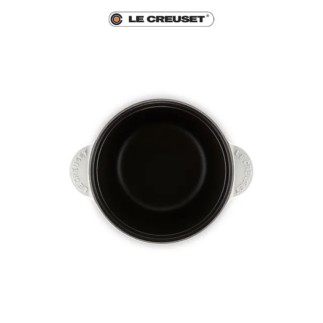 【Le Creuset】萬用窈窕鑄鐵鍋 20(蛋白霜-鋼頭-內鍋黑)