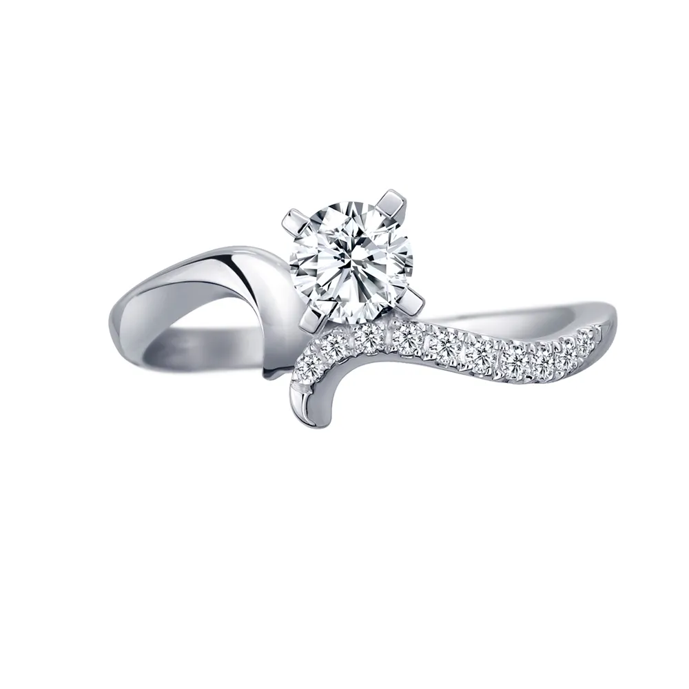 【彩糖鑽工坊】GIA 鑽石 30分 D成色 EX完美車工 鑽石戒指(瑪莉公主 系列)