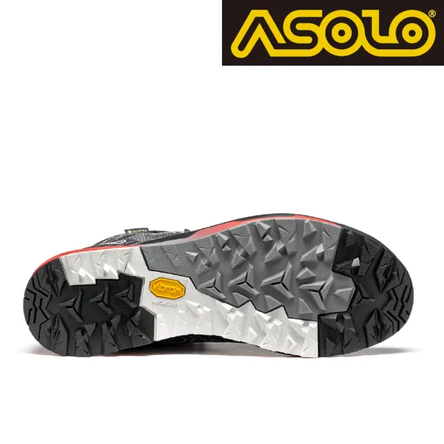 【ASOLO】男款 GTX 中筒郊山輕量健走鞋 FALCON EVO JACQUARD GV A40066/A392(防水透氣、黃金大底、健行鞋)