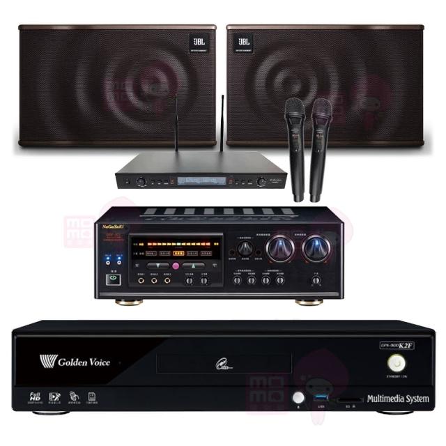 【金嗓】CPX-900 K2F+DSP-A1II+SR-889PRO+JBL MK08(4TB點歌機+擴大機+無線麥克風+喇叭)