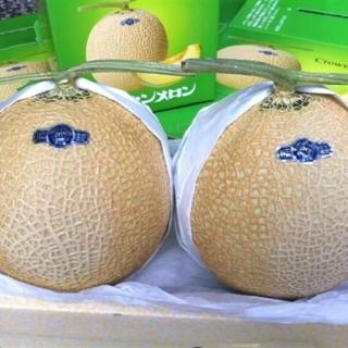 【RealShop】日本靜岡縣青肉哈密瓜4kg±10%x1盒(共兩顆裝禮盒 真食材本舖)