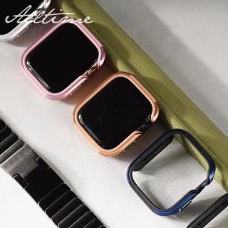 【ALL TIME 完全計時】Apple Watch S7/6/SE/5/4 44mm 鎧甲風格防撞手錶保護殼