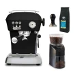 【ASCASO】Ascaso Dream半自動義式咖啡機-迷霧黑（贈:CP560磨豆機+金屬填壓器+咖啡豆）