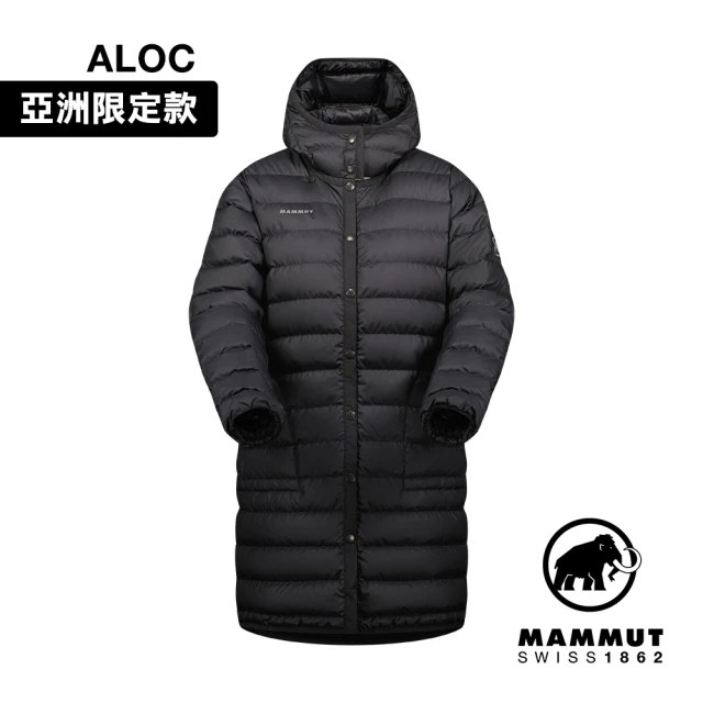 Mammut 長毛象 Seon IN Cardigan long AF Women 日系長版羽絨連帽開襟外套 女款 黑色 #1013-02920