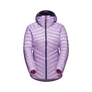 【Mammut 長毛象】Broad Peak IN Hooded Jacket W 防潑水羽絨連帽外套 女款 星系紫/海洋藍 #1013-02970