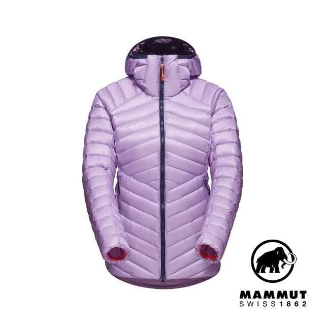 【Mammut 長毛象官方直營】Broad Peak IN Hooded Jkt 防潑水羽絨連帽外套 女款 星系紫/海洋藍 #1013-02970